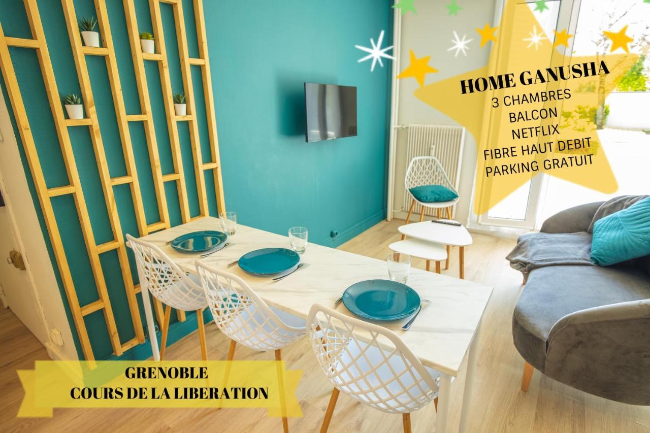 Home Ganusha Cosy 3 Chambres Parking Gratuit Balcon グルノーブル エクステリア 写真